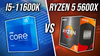 Intel i5-11600K vs AMD Ryzen 5 5600X - Best 6 Core CPU? Intel i5-11600K vs AMD Ryzen 5 5600X - Best 6 Core CPU?