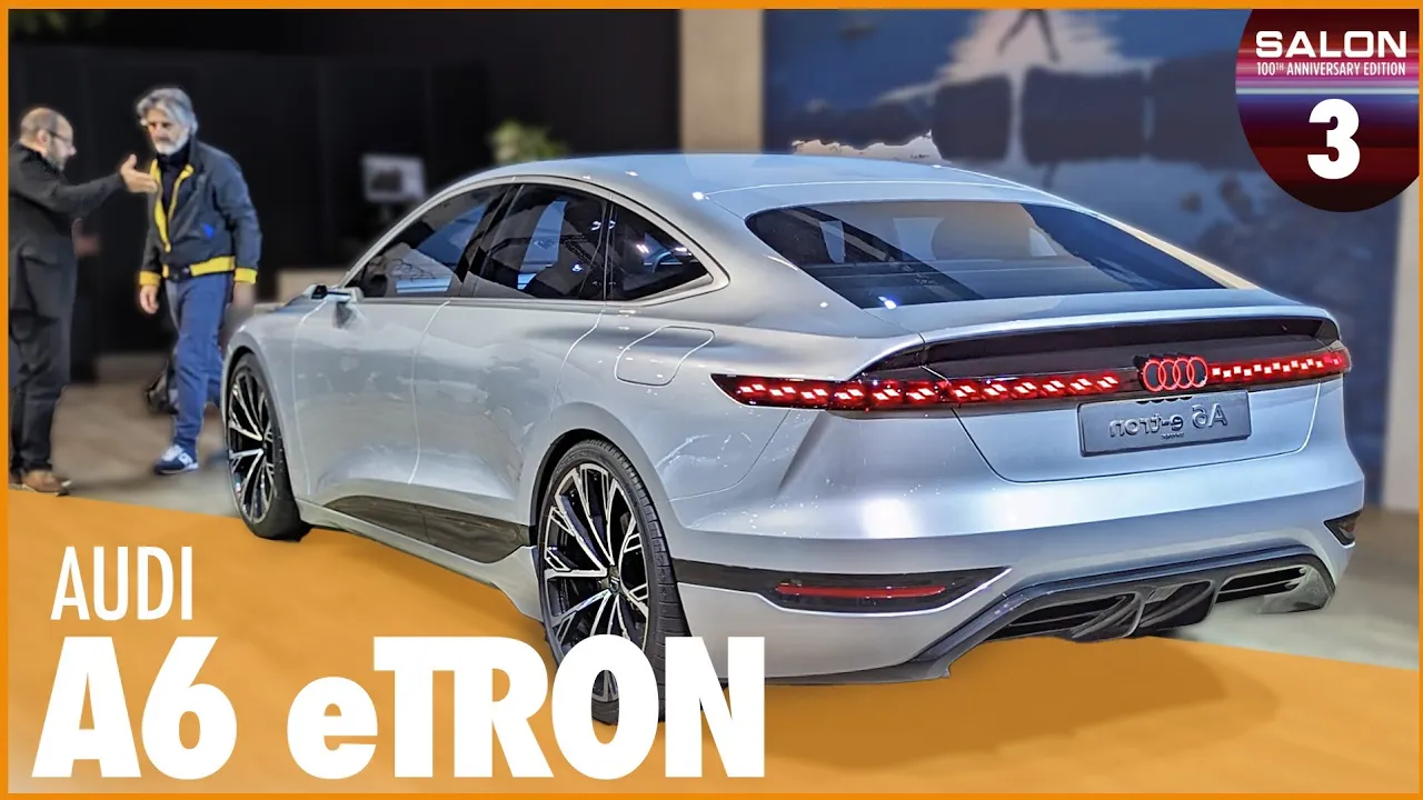 AUDI A6 eTRON 🔋 Mieux qu’une Tesla Model S 🤔 Le design Audi en PLUS ?