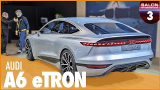 AUDI A6 eTRON 🔋 Mieux qu’une Tesla Model S 🤔 Le design Audi en PLUS ?