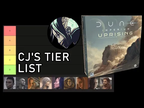 Dune: Imperium Uprising - CJ's Leader Tier List