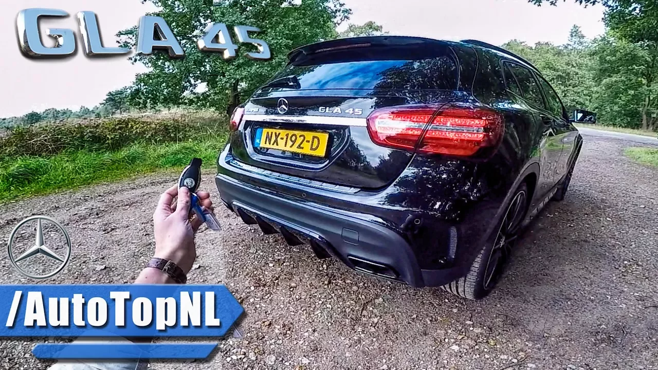 2018 Mercedes GLA 45 AMG REVIEW POV Test Drive by AutoTopNL