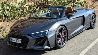 New Audi R8 RWD Performance + Closed Private Road = Happy New Year! 4k
