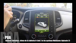 Renault Talisman 2015 : démo du R-Link 2 et du Multi Sense - Essai 3/3