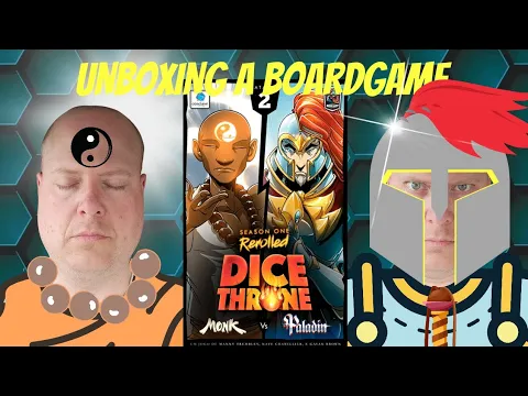 Unboxing Dice Throne, Monk VS Paladin
