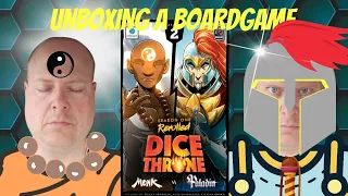 Unboxing Dice Throne, Monk VS Paladin