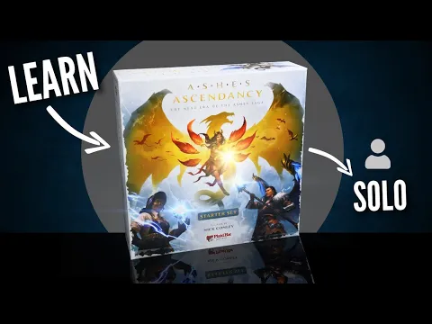 Ashes Ascendancy | Solo Board Game Playthrough and Tutorial