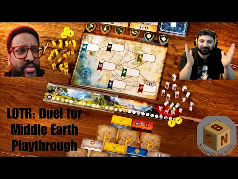 Lord of The Rings: Duel for Middle Earth | 2p Playthrough (WITH ALIES EXPANSION!)