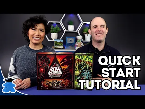 Boss Battle Ash and Bone - Start Playing in 15 Minutes. Concise Board Game Tutorial