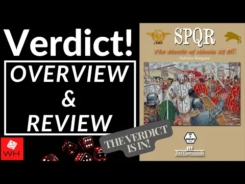 Verdict! SPQR: The Battle of Alesia 52 BC | Ancients | Solitaire | Review