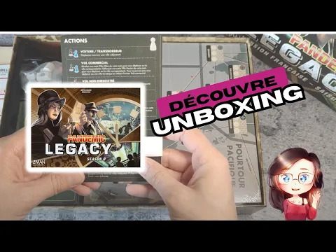 UNBOXING Pandemic Legacy Saison 0 ! Je déballe presque tout !