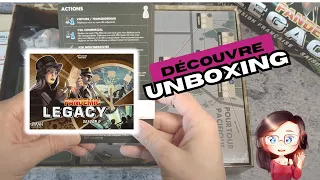 UNBOXING Pandemic Legacy Saison 0 ! Je déballe presque tout !