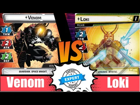 Marvel Champions | Mad Titans Shadow | Venom | Vs Expert Loki | Aggression | Solo | True Solo