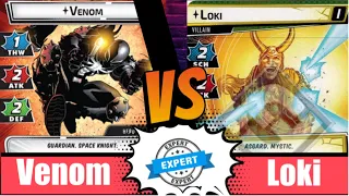 Marvel Champions | Mad Titans Shadow | Venom | Vs Expert Loki | Aggression | Solo | True Solo