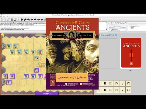 Commands & Colors: Ancients Tutorial Playthrough - Scenario 417 Edessa