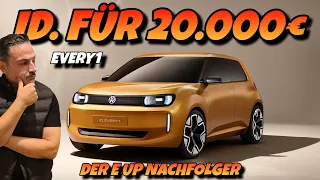 Der VW ID.1 ist FAST da! Bezahlbares E-Auto von Volkswagen fürs Volk.