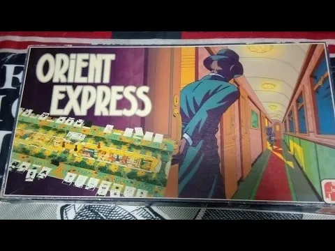 unboxing Orient Express board Game