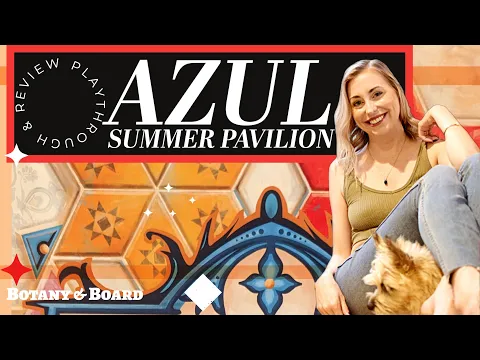Azul Summer Pavilion Board Game - Playthrough & Review