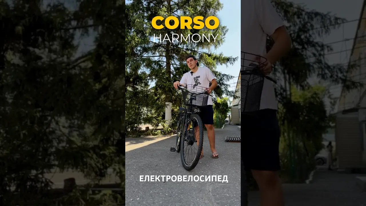 Електровелосипед Corso HARMONY 28" HR-28602, 350W, 36V10AH, кошик, фара, сигнал
