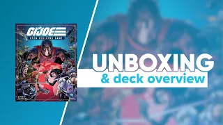 G.I. Joe Deck Building Game Unboxing and Deck Overview | @PlayRenegade