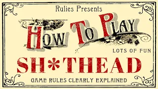 How to play Sh*thead (aka Palace)