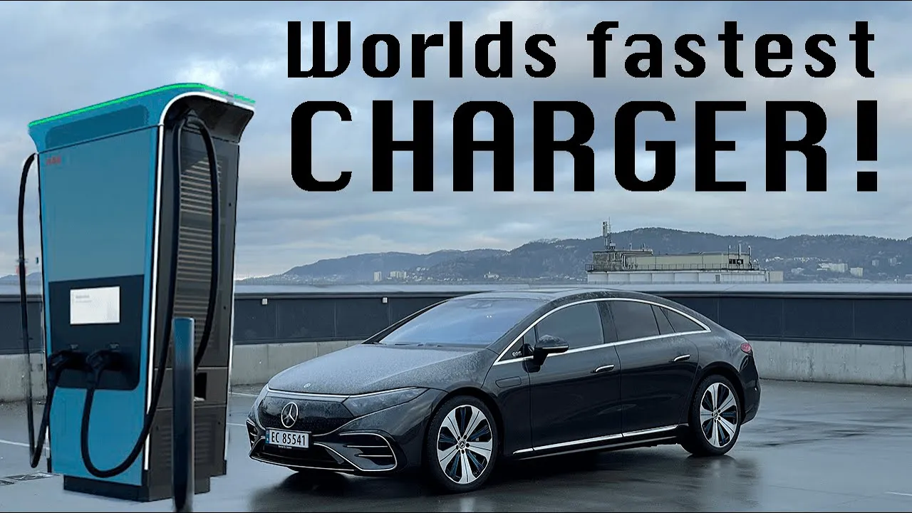 Mercedes-Benz EQS 10-80% Charging Test at the WORLDS FASTEST CHARGER!