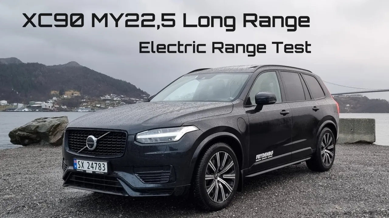 XC90 Electric Range Test, with updated battery. Recharge T8 AWD Long Range