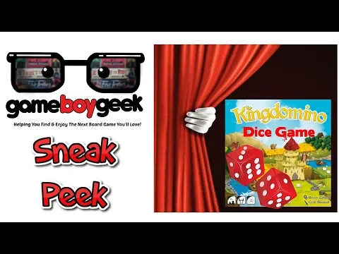 Kingdomino the Dice Game (Prelude) Sneak Peek & Mini Review with the Game Boy Geek