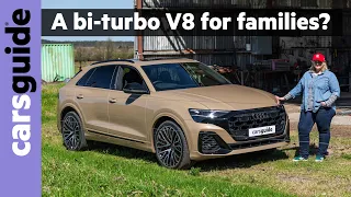 Audi SQ8 2025 review: New twin-turbo V8 family SUV targets BMW X6 M60i and Mercedes-AMG GLE53 Coupe!