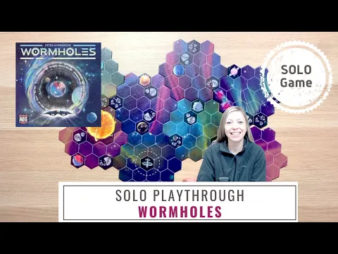 Wormholes | SOLO Playthrough | Table Top Board Game | Family Board Game