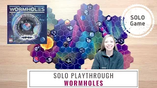 Wormholes | SOLO Playthrough | Table Top Board Game | Family Board Game