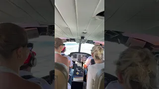 How is everyone so relaxed?! 🫣 #flying #plane #ocean