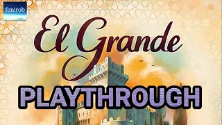 El Grande Board Game | Playthrough (3 Players)
