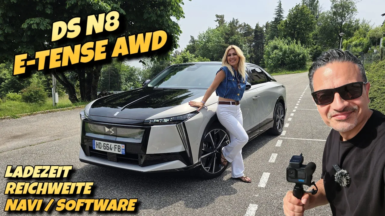 Viel Auto fürs Geld! DS N8 AWD E-Tense erste Fahrt & Ladetest. #ev #cars