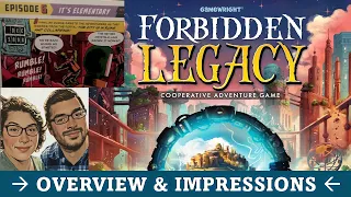 DGA Plays Board Games: Forbidden Legacy - Episode 6 Overview & Impressions