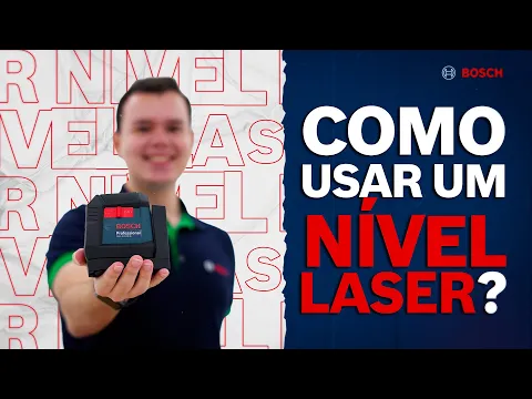 Nível a Laser Bosch 2 Linhas Vermelha 12m com Suporte Giratório GLL 12-22