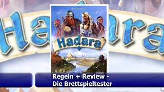 Hadara - Brettspiel - Regeln + Review inkl. Let´s Play Epoche I - Die Brettspieltester