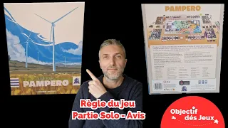 PAMPERO Comment jouer une partie solo avec vidéo règle du jeu de société. Intrafin