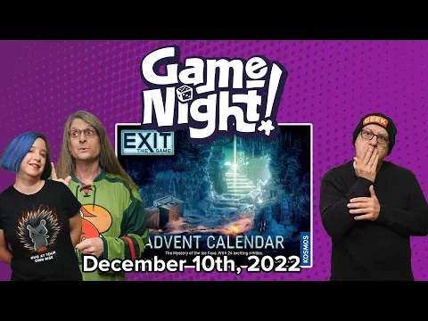 GameNight! 24 Days of Advent - Exit: The Game – Advent Calendar: The Mystery of the Ice Cave Dec. 10