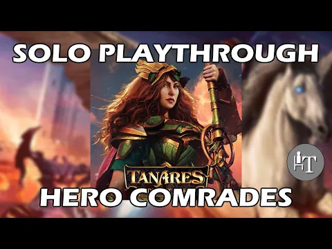 Tanares Adventures Board Game - Solo Playthrough - Comrades to the Rescue