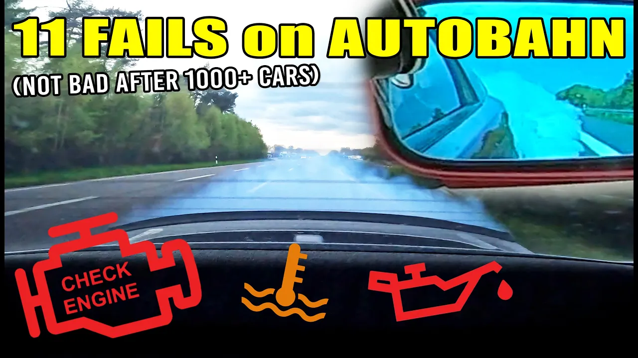 TOP 11 FAILS on AUTOBAHN // BYE BYE ENGINE