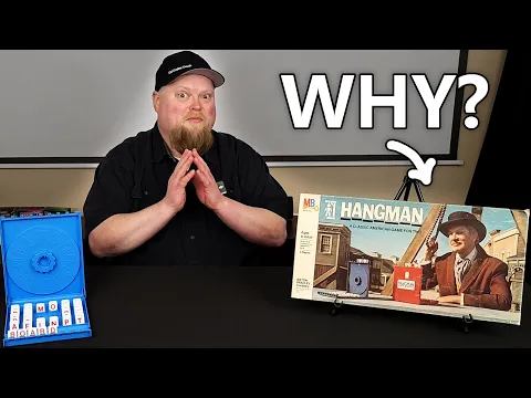 Hangman Retro Board Game Review - Milton Bradley 1976