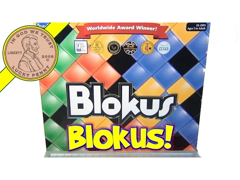 Blokus Board Game, 2005 Educational Insights - A Strategy Game For The Whole Family!