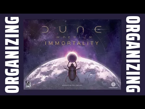 Organizing Dune-Imperium (All Expansions up to Immortality, Fully Sleeved, No Lid Lift) SideGame LLC