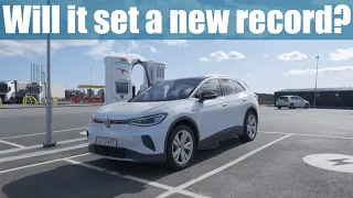 VW ID4 77kWh RWD 615km Range Test (Norwegian High Speed Run)