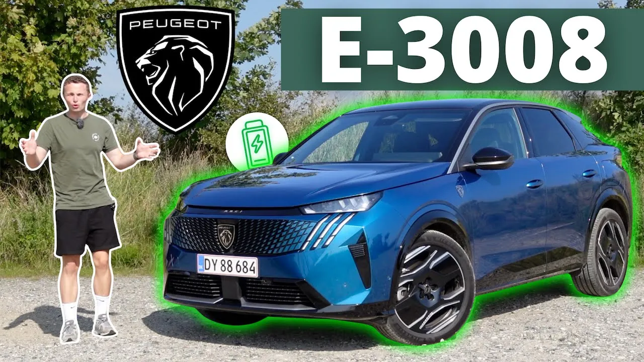 SKUFFER OVER TID...! Peugeot E-3008 TEST