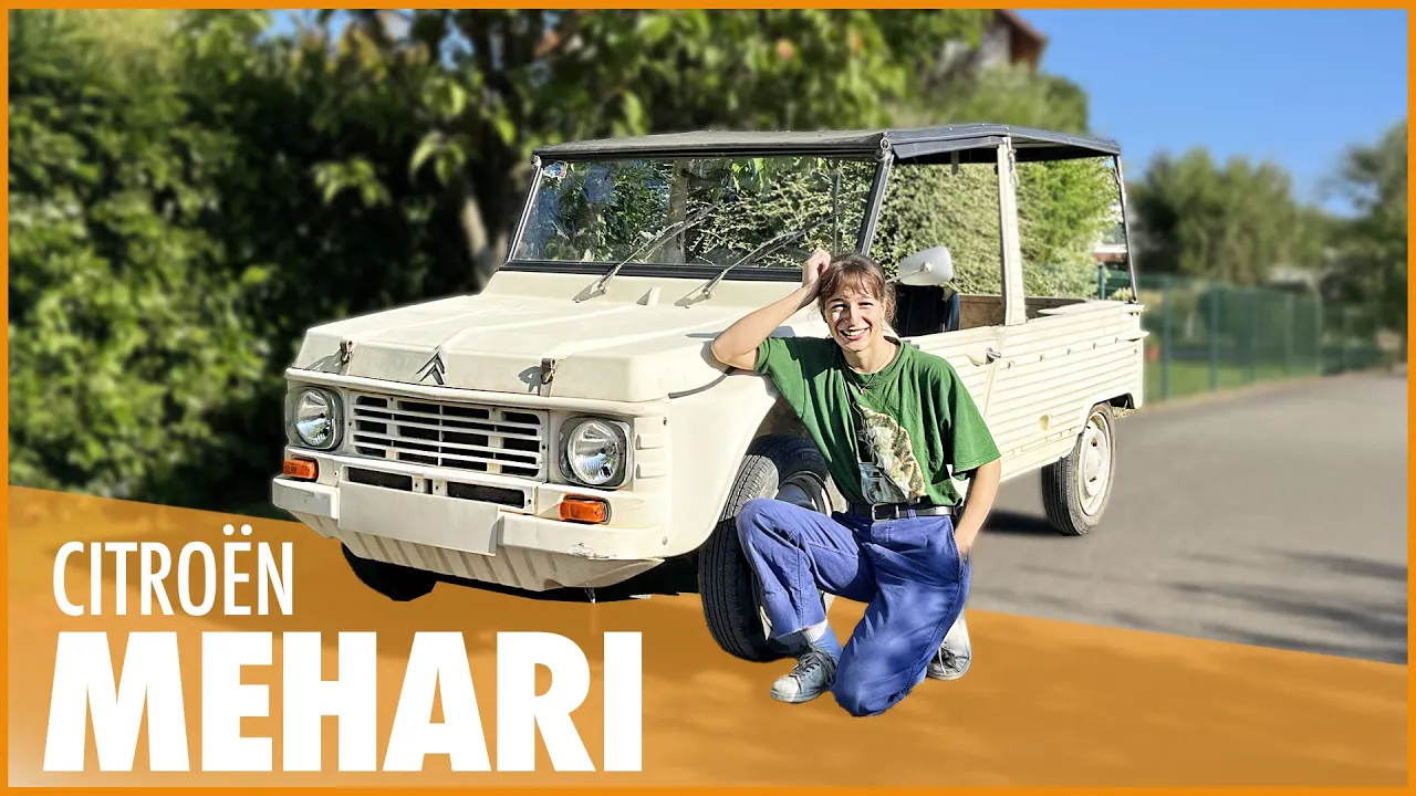 MEHARI 1977 💪 @lachevronnee elle a tout quitté pour refaire des Citroën 🇫🇷