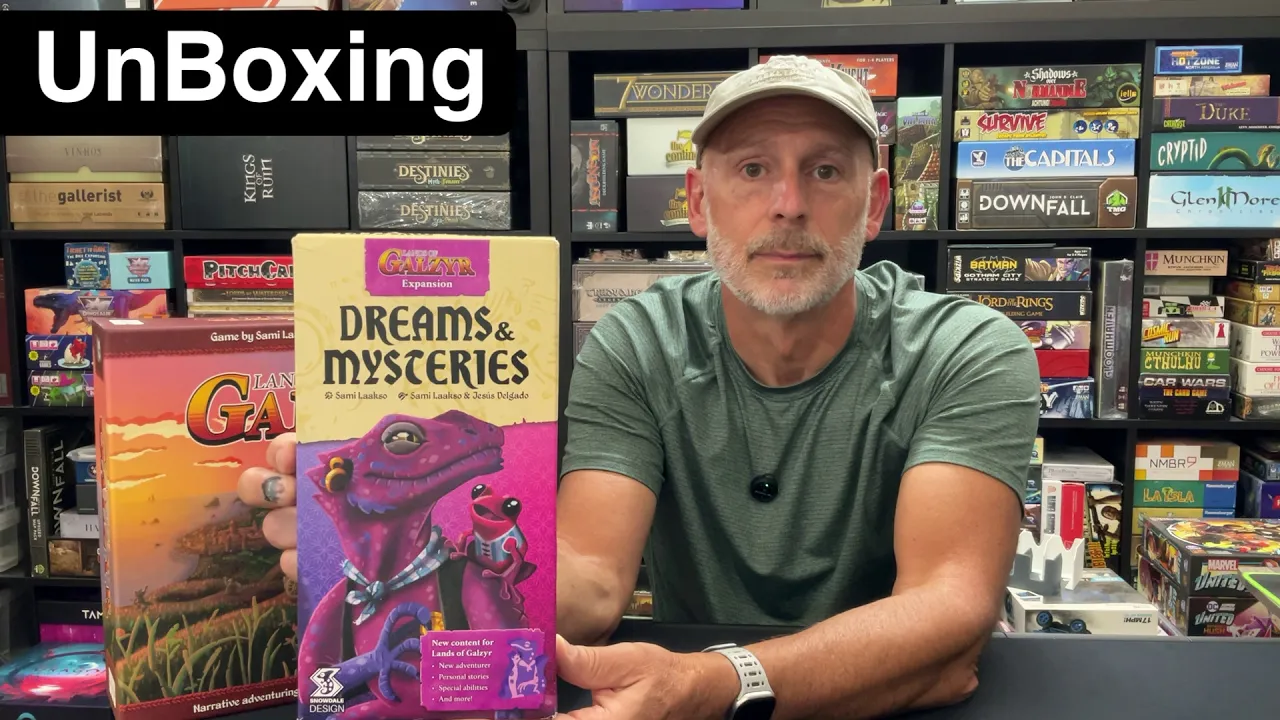 TDG: Lands of Galzyr: Dreams and Mysteries unboxing with Ray