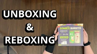 Zombie Burrito - Party Dodgeball Card Game Unboxing & Reboxing - What's in the Box?