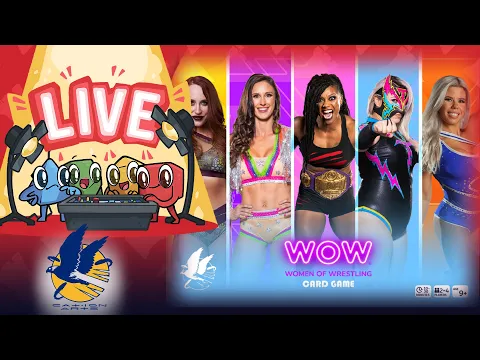 Women of Wrestling Card Game Live Play