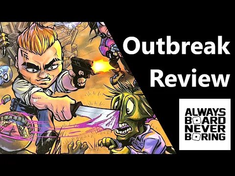 Outbreak Board Game Review | Save Humanity in a Hardcore Zombie Survival Game | Sponsored